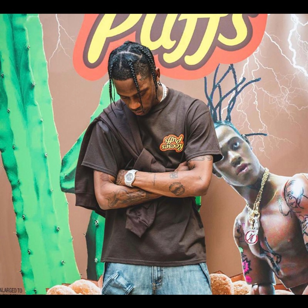 Travis Scott Reese’s shirt